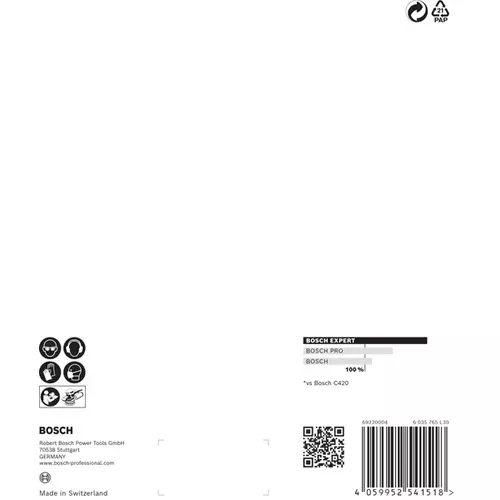 BOSCH Brúsny papier EXPERT C470 so 6 otvormi pre excentrické brúsky, 150 mm, zrnitosť 40, 5 ks (6)