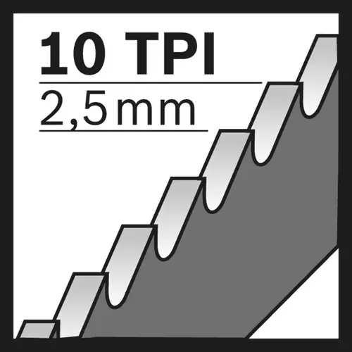 BOSCH Pílový list PRO Pallet Repair fast S 1122 HFR, 0,9 × 19 × 225 mm, 100 ks (6)