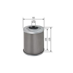 Palivový filter BOSCH F 026 402 142 - obr. 4
