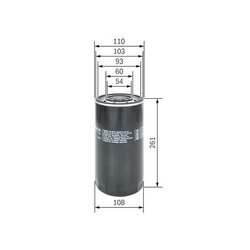 Olejový filter BOSCH F 026 407 105 - obr. 4