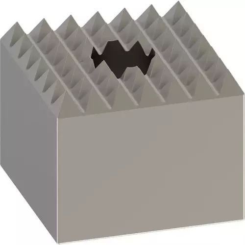 BOSCH Oceľová zrnovacia platnička PRO SDS max-4C Steel Bush Head, 60 x 60 mm