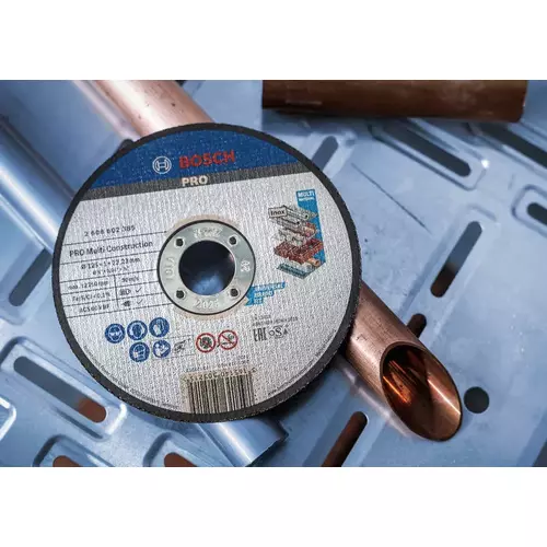 BOSCH Rezací kotúč PRO Multi Material, 115 x 1 x 22,23 mm (14)