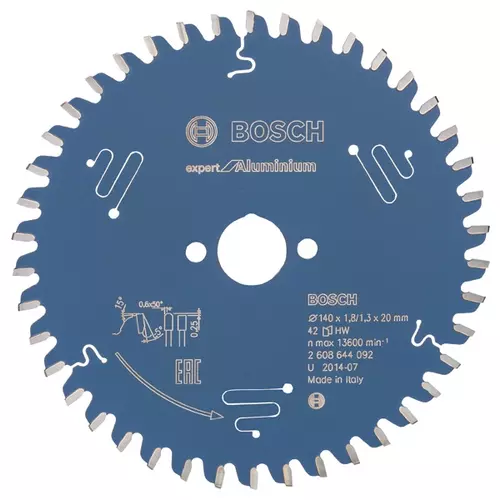 BOSCH Pílový kotúč Expert for Aluminium, 140 mm, 42 zubov