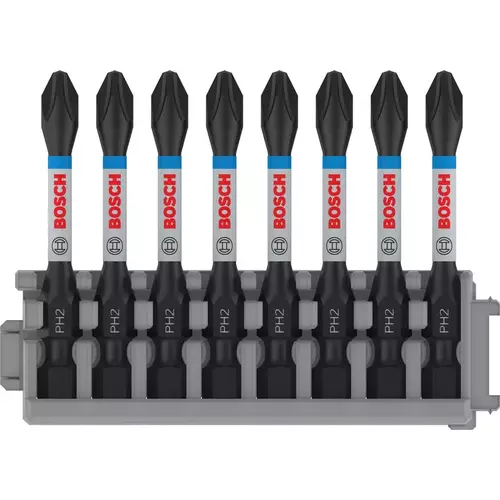 BOSCH Bit PRO Phillips Impact, PH2, 55 mm, 8 ks