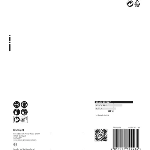BOSCH Brúsny papier EXPERT C470 s viacerými otvormi pre excentrické brúsky, 150 mm, zrnitosť 100, 5 ks (6)