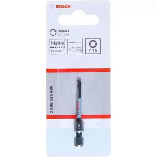 BOSCH Bit Impact Control Power T15, 1 ks (3)