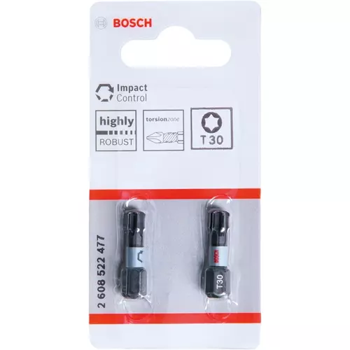 BOSCH Bit PRO Torx Impact, T30, 25 mm, 2 ks (16)