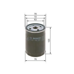 Olejový filter BOSCH 0 451 103 033 - obr. 4