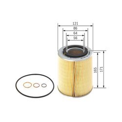 Olejový filter BOSCH 1 457 429 735 - obr. 4