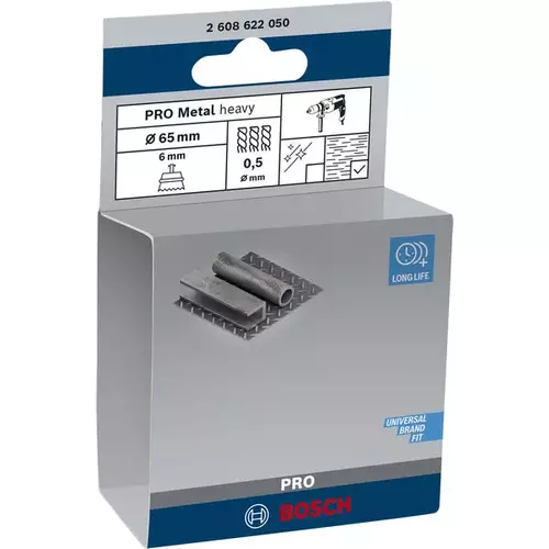 BOSCH Hrncová kefa PRO Metal heavy, rovná stopka, 65 x 0,5 mm (3)