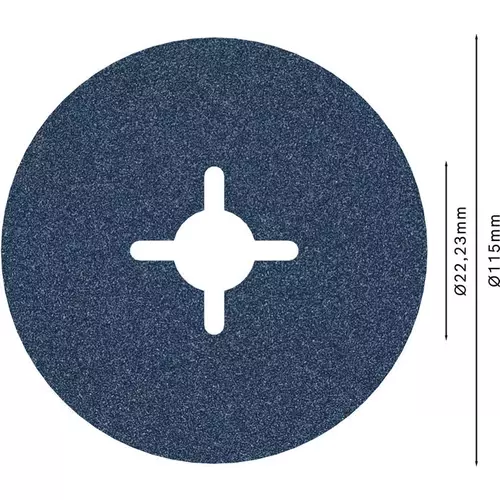 BOSCH Fíbrový kotúč PRO R574, 115 mm, G100 (3)