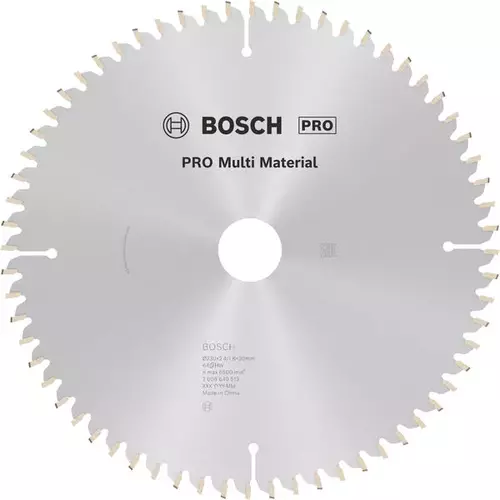 BOSCH Kotúč PRO Multi Material pre okružné píly, 230 x 2,4 x 30 mm (6)