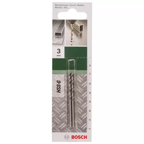BOSCH Vrtáky do kovov HSS-G, DIN 338
