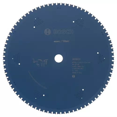 Bosch pílový kotúč Expert for Steel, 355 mm, 80 zubov, 25,4 mm otvor