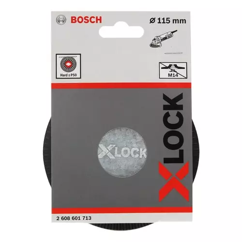 BOSCH Oporný tanier PRO Backing Pad X-Lock Hard, 115 mm, tvrdý (14)