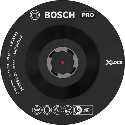BOSCH Oporný tanier PRO Backing Pad X-Lock, 115 mm, suchý zips
