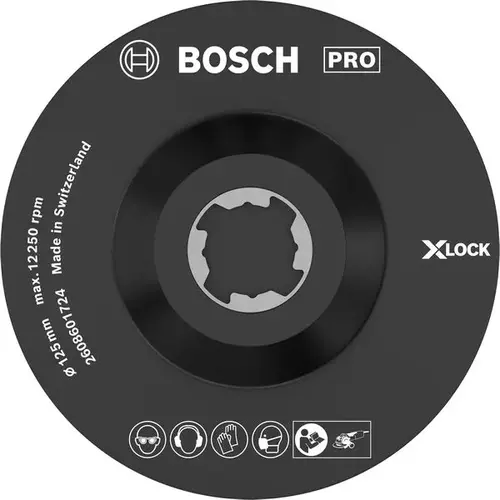 BOSCH Oporný tanier PRO Backing Pad, 125 mm, SCM (5)