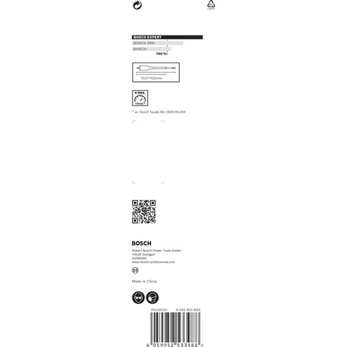BOSCH Frézovací vrták EXPERT Self Cut Speed, 28 × 152 mm (2)