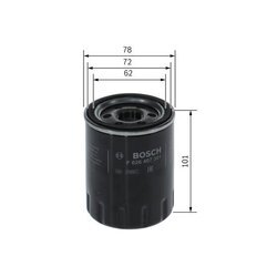 Olejový filter BOSCH F 026 407 301 - obr. 4