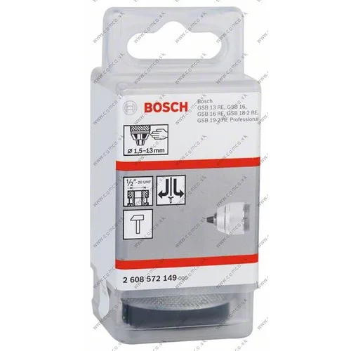 Rýchloupínacie skľučovadlo, pochrómované /BOSCH/