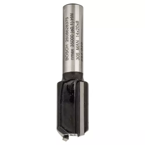 BOSCH Rovná fréza, 8 mm, d1 = 14 mm, l = 19,6 mm, g = 51 mm