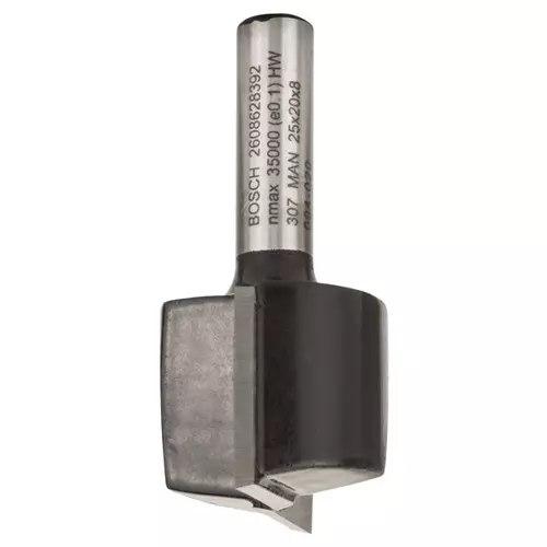 BOSCH Rovná fréza, 8 mm, d1 = 25 mm, l = 19,6 mm, g = 51 mm