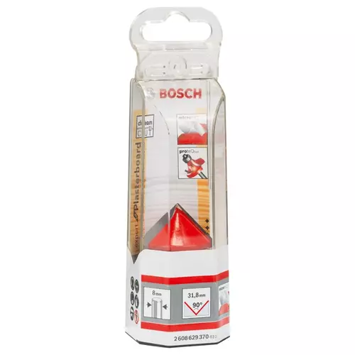 BOSCH Drážkovacia fréza tvaru V Expert for Wood, 8 mm, d = 31,8 mm, l = 19 mm, g = 51 mm, 90° (3)