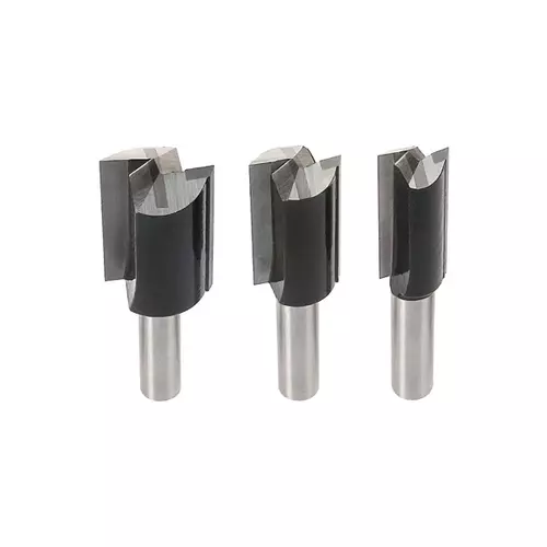 BOSCH Sada frézovacích bitov, 6 ks, rovné bity, 1/4