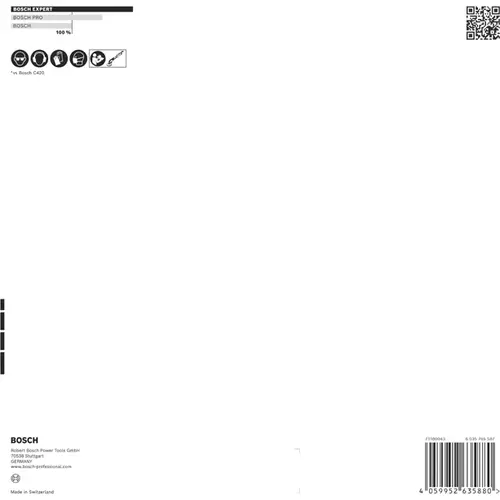 BOSCH Brúsna mriežka EXPERT M480, 225 mm, G 180, 5 ks (6)