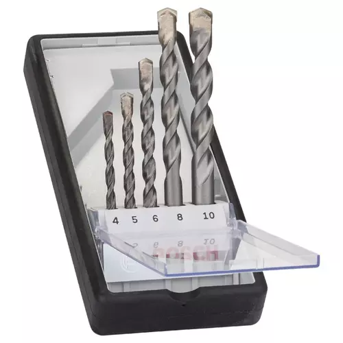 BOSCH 5-dielna sada vrtákov do betónu CYL-3 Robust Line, 4 – 10 mm