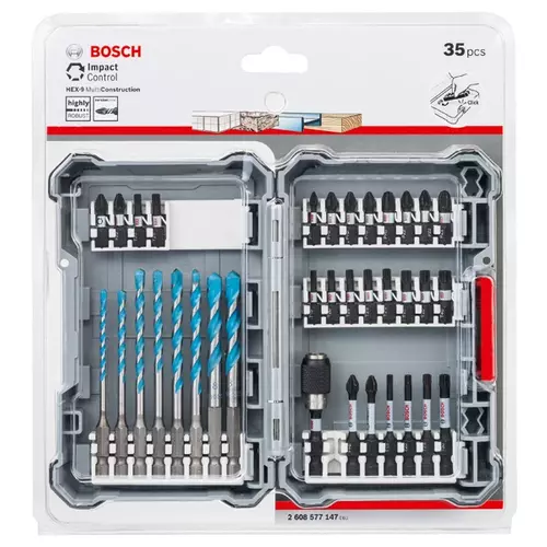 BOSCH 35-dielna sada Impact Control MultiConstruction a skrutkovacích bitov (3)
