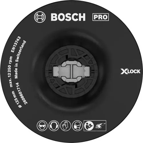BOSCH Oporný tanier PRO Backing Pad X-Lock Soft, 125 mm, mäkký