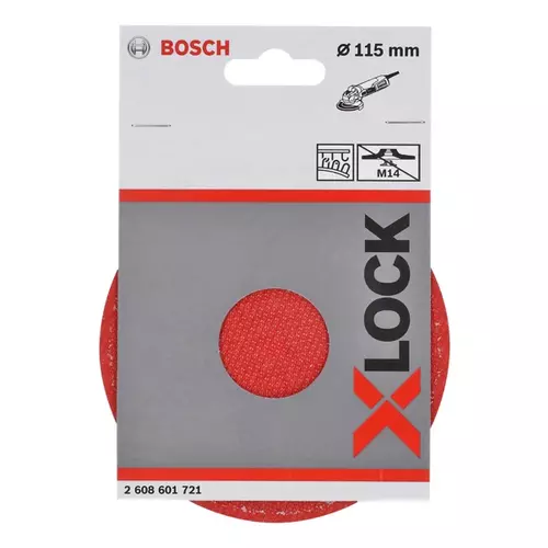 BOSCH Oporný tanier PRO Backing Pad X-Lock, 115 mm, suchý zips (10)