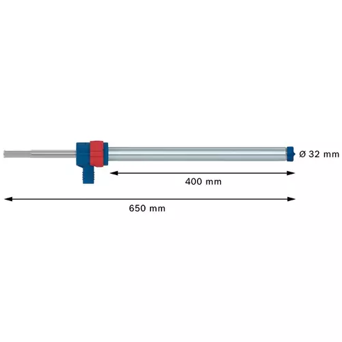 BOSCH Sada príklepových vrtákov EXPERT SDS Clean max-8X, 32 × 400 × 650