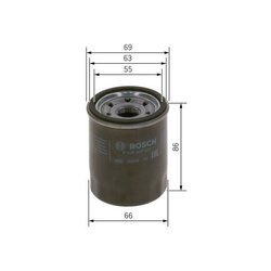 Olejový filter BOSCH F 026 407 025 - obr. 4