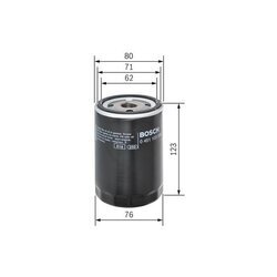 Olejový filter BOSCH 0 451 103 086 - obr. 4
