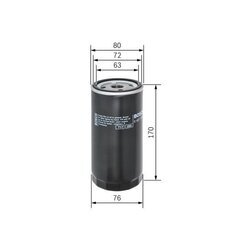 Olejový filter BOSCH 0 451 103 249 - obr. 4