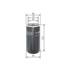 Olejový filter BOSCH 0 451 105 067 - obr. 4