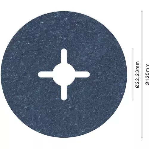 BOSCH Fíbrový kotúč PRO R574, 125 mm, G36 (3)
