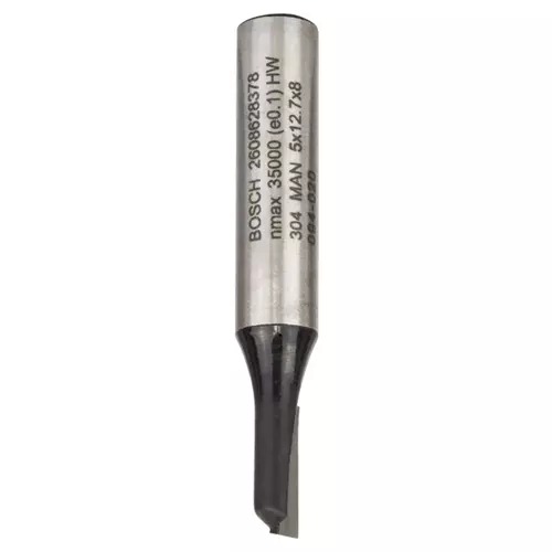 BOSCH Rovná fréza, 8 mm, d1 = 5 mm, l = 12,7 mm, g = 51 mm