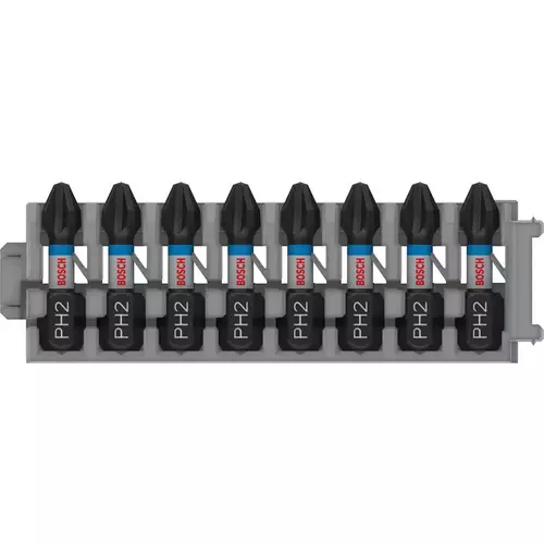 BOSCH Bit PRO Phillips Impact, PH2, 25 mm, 8 ks