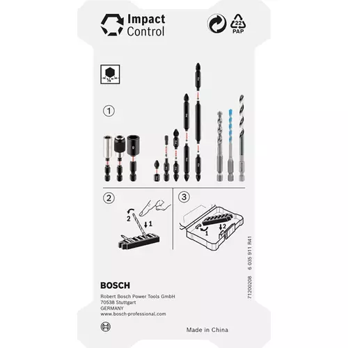 BOSCH 35-dielna sada Impact Control MultiConstruction a skrutkovacích bitov (4)