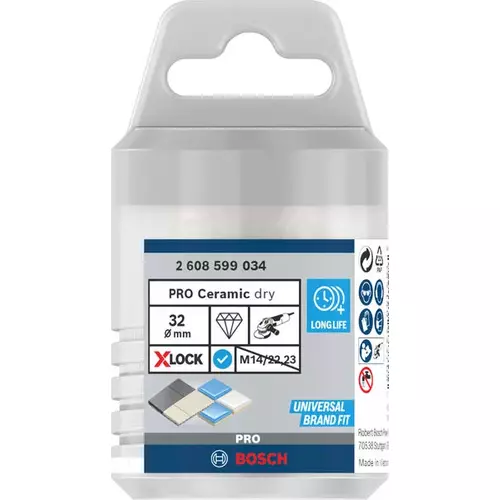 BOSCH Vŕtacia korunka PRO Ceramic dry Core Cutter, 32 × 35 mm, X-LOCK (3)