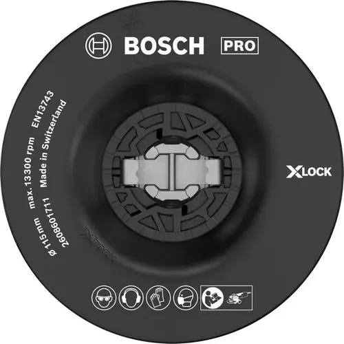 BOSCH Oporný tanier PRO Backing Pad X-Lock Soft, 115 mm, mäkký
