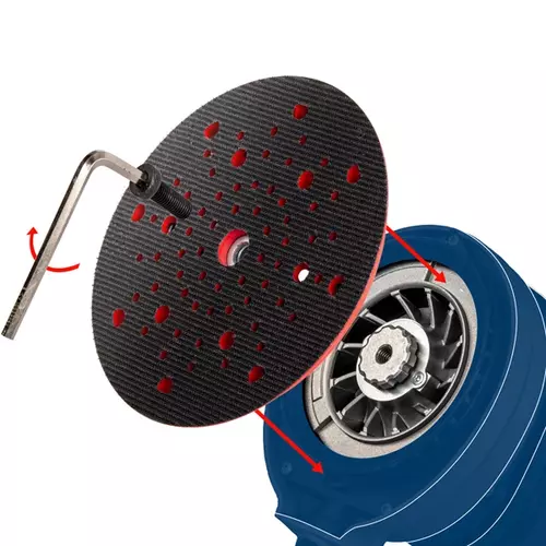 BOSCH Brúsna položka EXPERT Multihole pre Bosch, 150 mm, tvrdá (18)