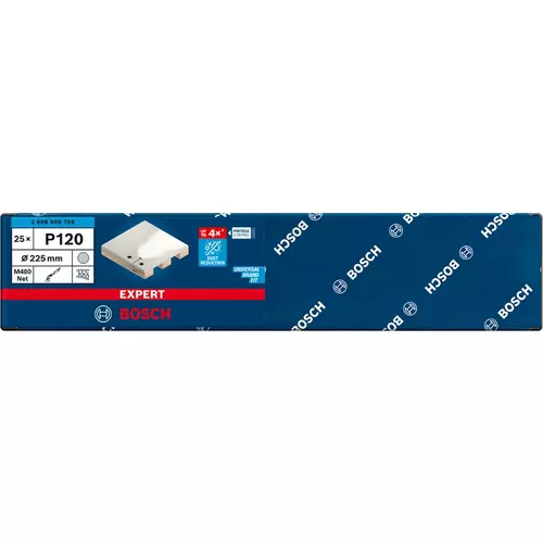 BOSCH Brúsny papier EXPERT M480 pre brúsky na sadrokartón, 225 mm, zrnitosť 120, 25 ks (3)