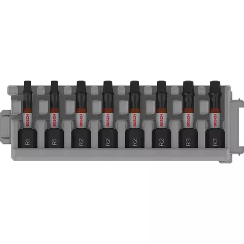 BOSCH Bity PRO R Impact, R1 (×2), R2 (×4), R3 (×2), 55 mm, 8 ks