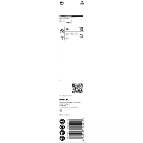 BOSCH Sada vrtákov EXPERT HEX-9 Multi Construction, 8 × 90 × 150 (2)