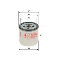 Olejový filter BOSCH 0 451 103 252 - obr. 4