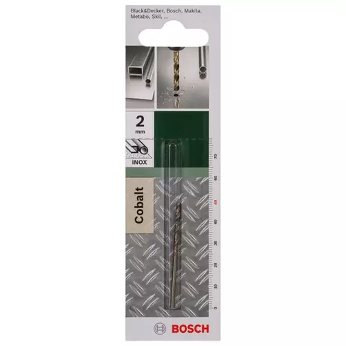 BOSCH Vrtáky do kovov HSS-Co, DIN 338